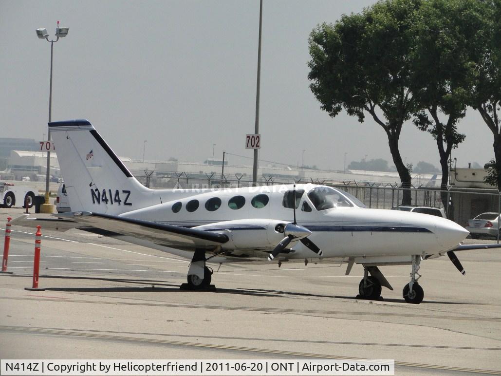 N414Z, 1979 Cessna 414A Chancellor C/N 414A0433, Parked on the southside