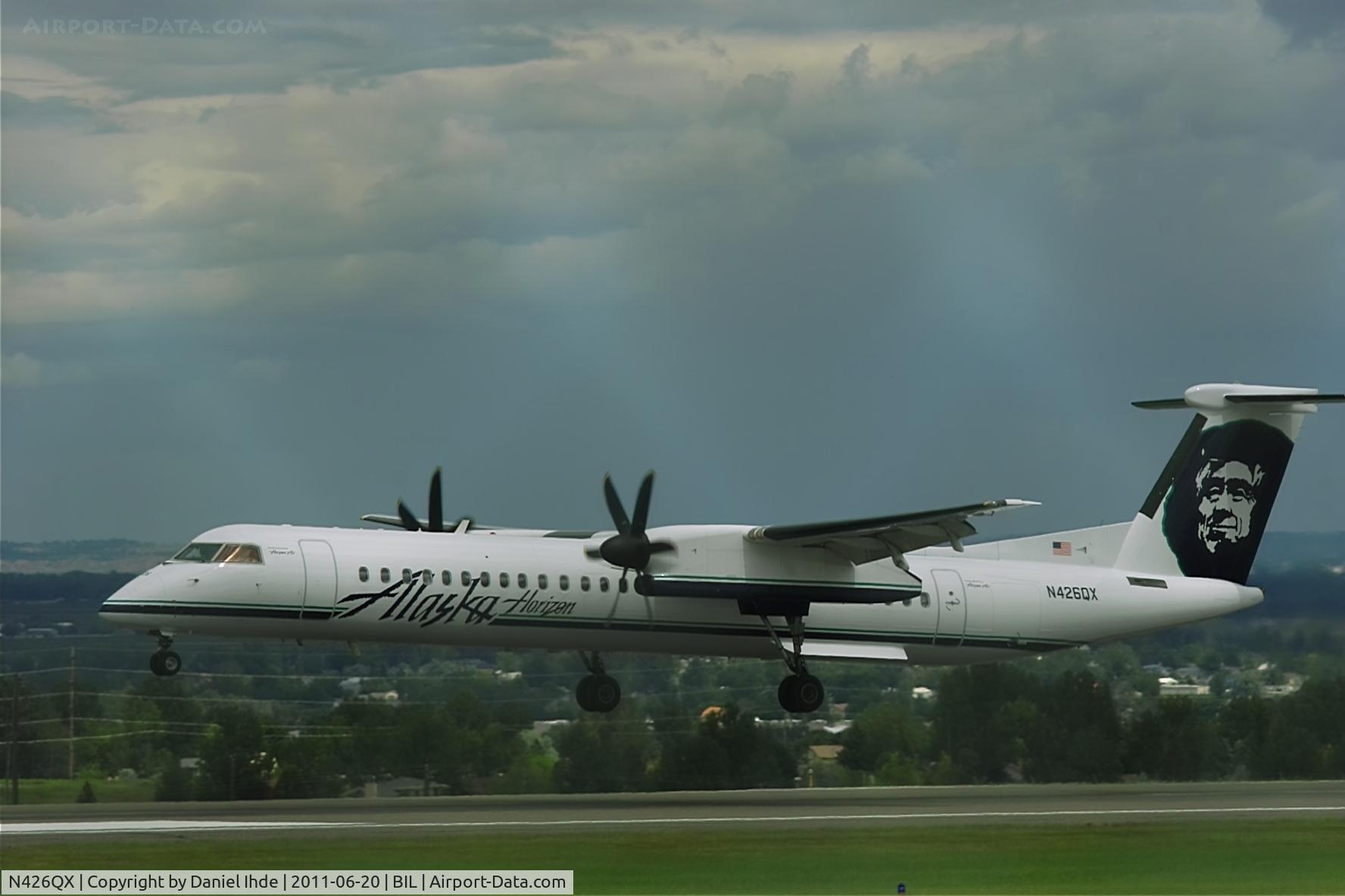 N426QX, 2007 Bombardier DHC-8-402 Dash 8 C/N 4154, Horizon Dash 8 @ BIL