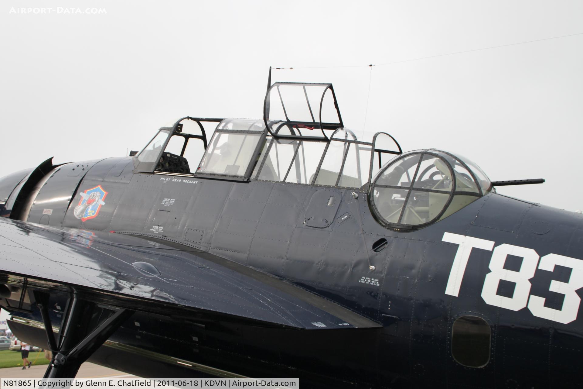 N81865, 1945 Grumman TBM-3E Avenger C/N 5632, At the Quad Cities Air Show. BuNo.85828