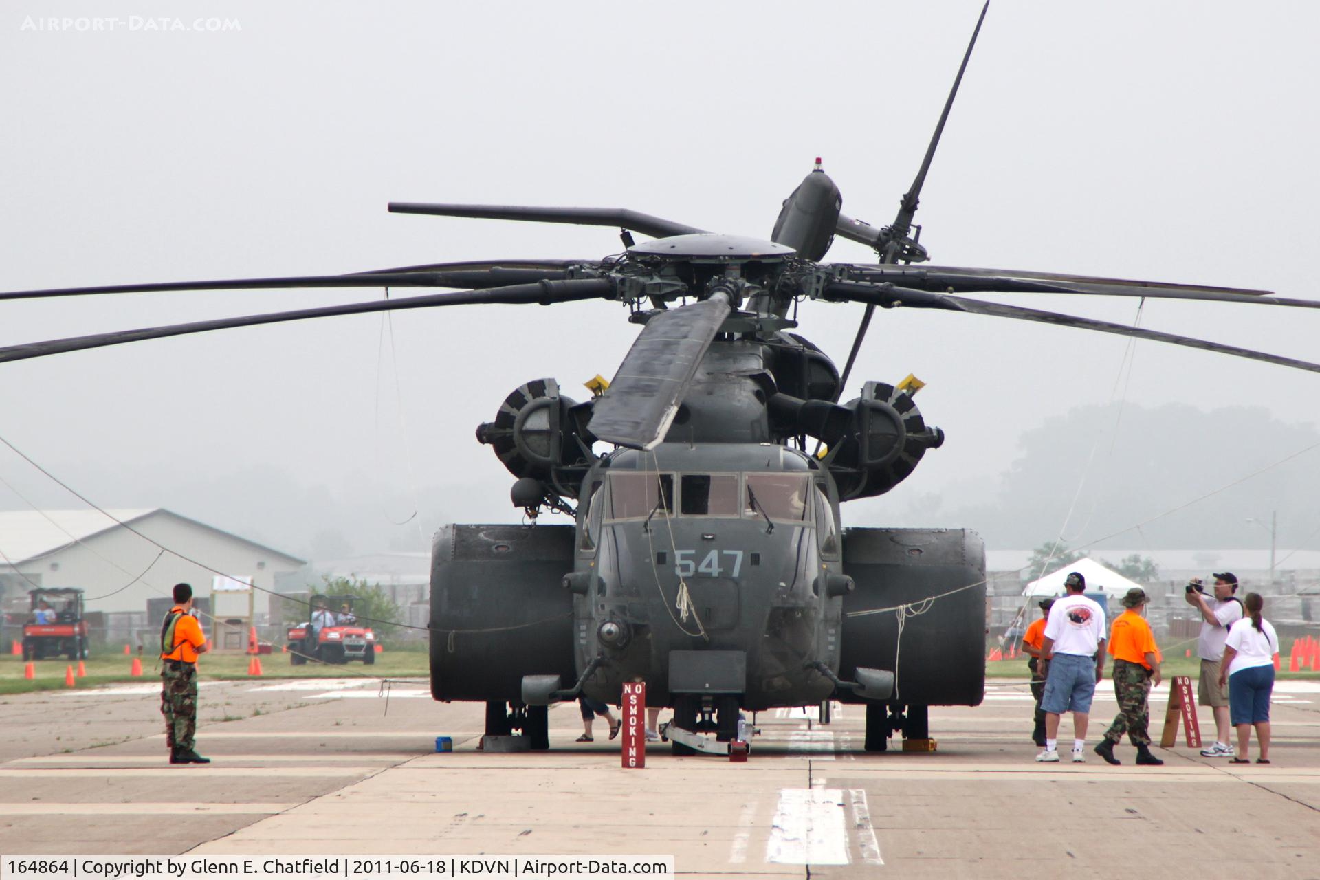 164864, Sikorsky MH-53E Sea Dragon C/N 65-620, At the Quad Cities Air Show.  Based in Norfolk, VA