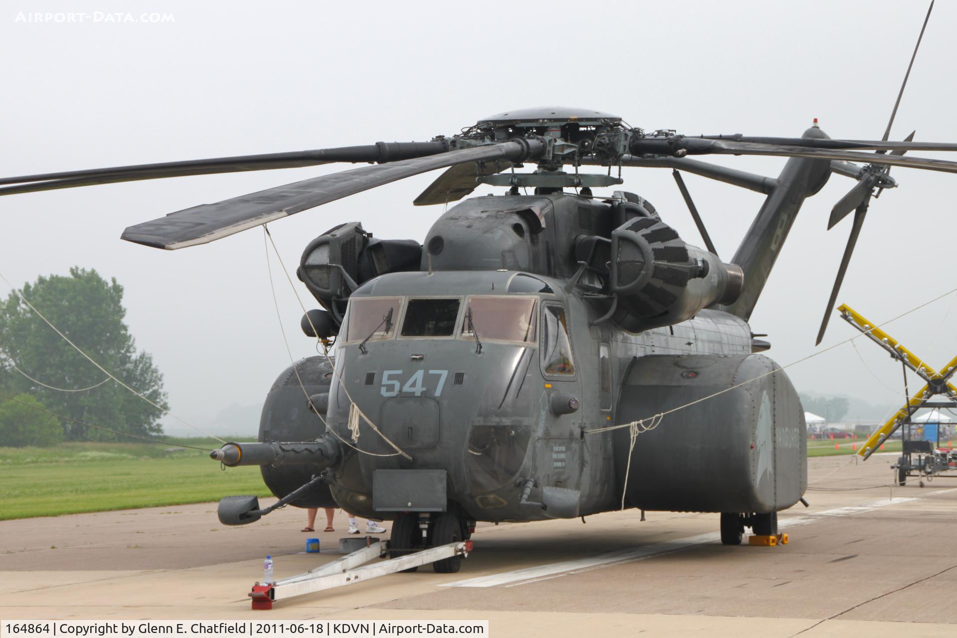 164864, Sikorsky MH-53E Sea Dragon C/N 65-620, At the Quad Cities Air Show.  Based in Norfolk, VA
