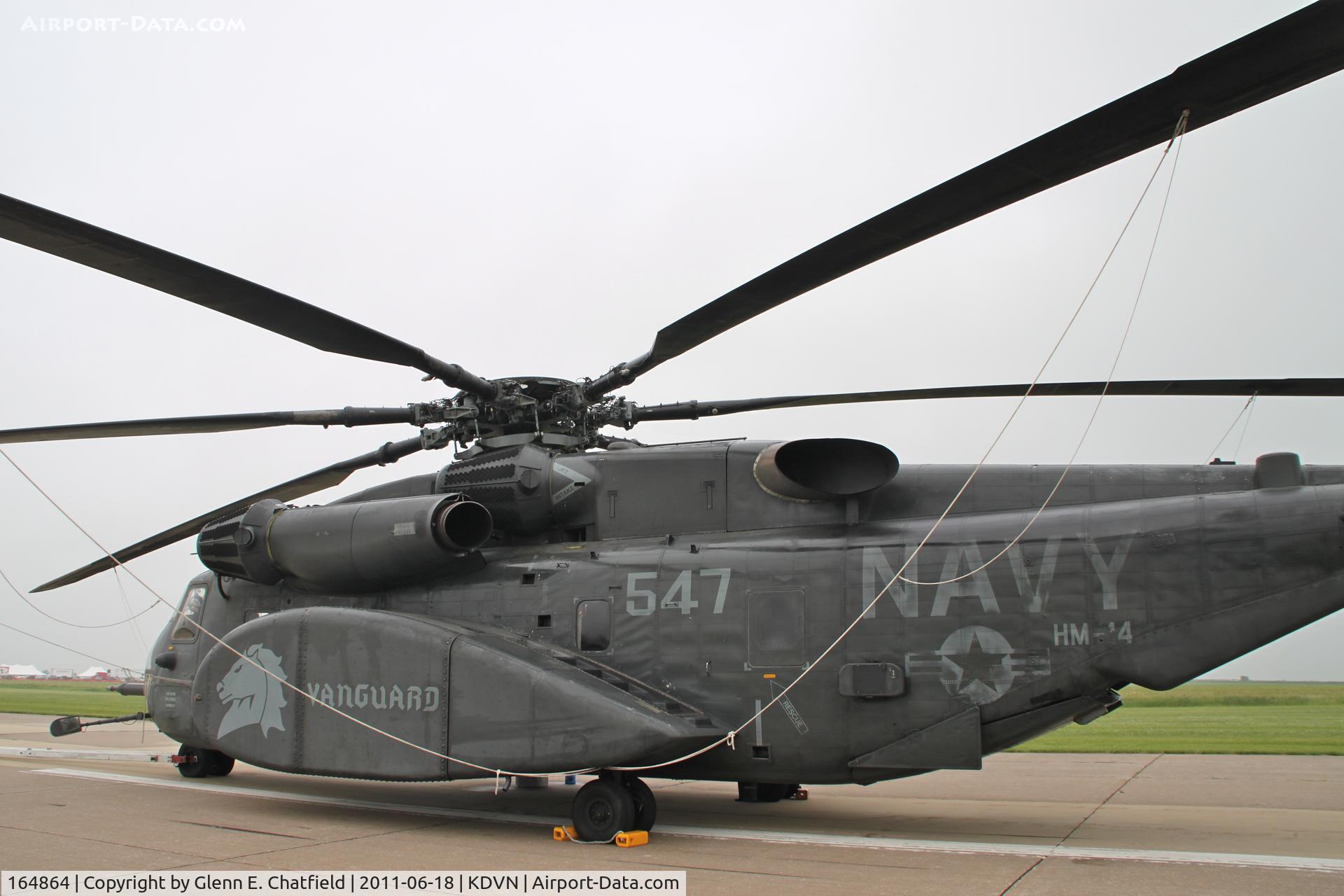 164864, Sikorsky MH-53E Sea Dragon C/N 65-620, At the Quad Cities Air Show.  Based in Norfolk, VA