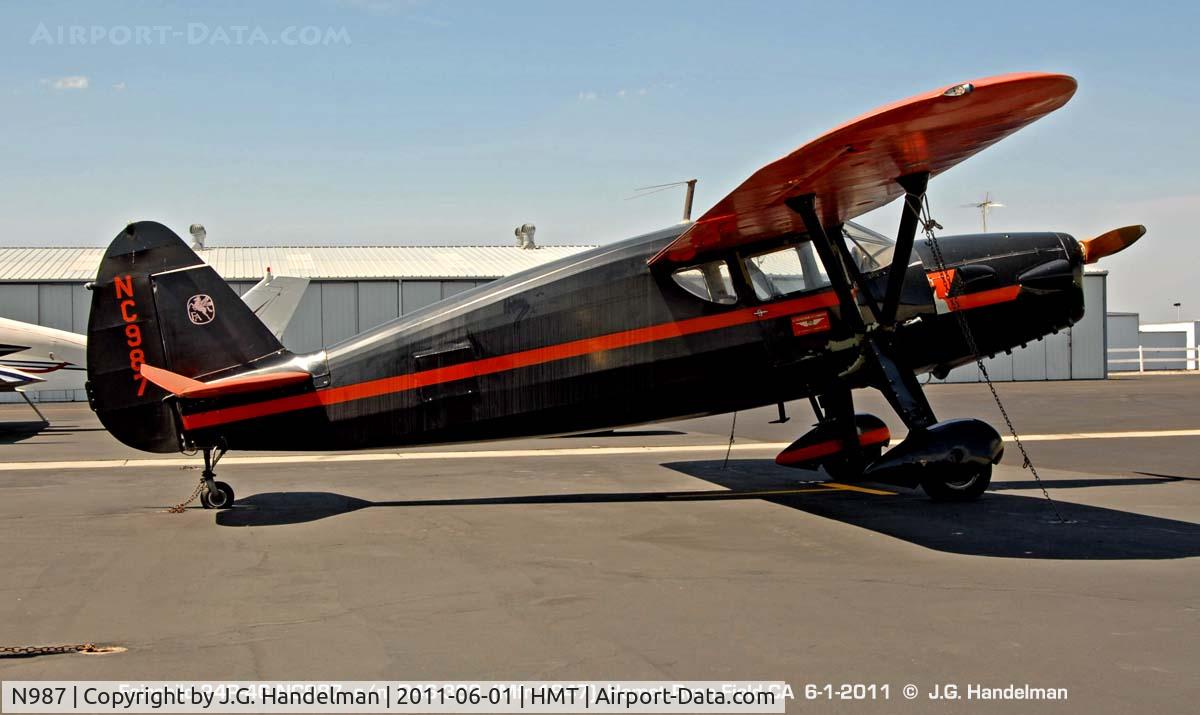 N987, 1947 Fairchild 24R-46 C/N R46-389, old classic built 1947