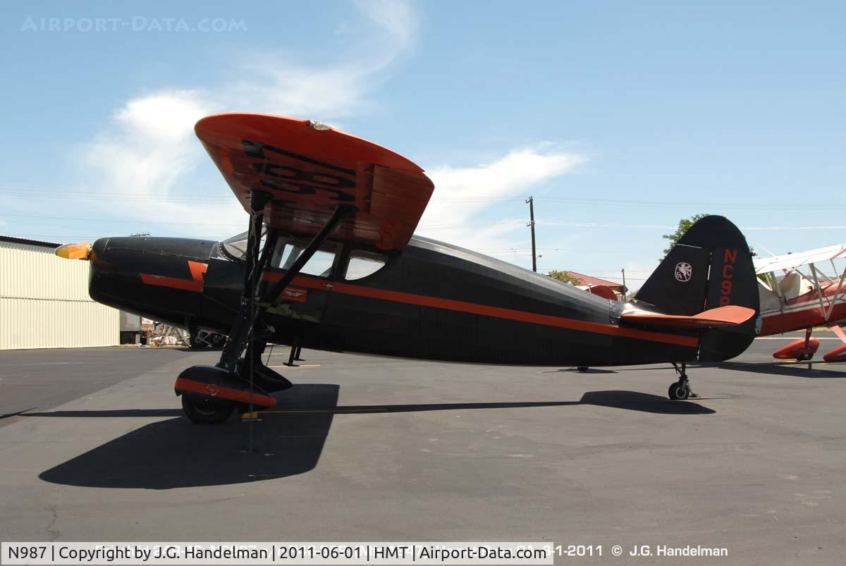 N987, 1947 Fairchild 24R-46 C/N R46-389, old classic built in 1947