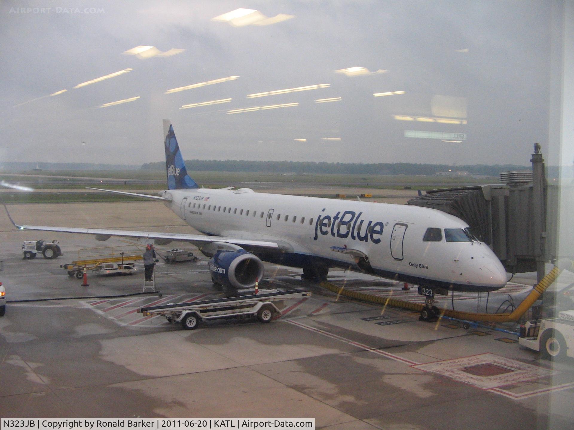 N323JB, Embraer ERJ-190-100 IGW 190AR C/N 19000384, Atlanta