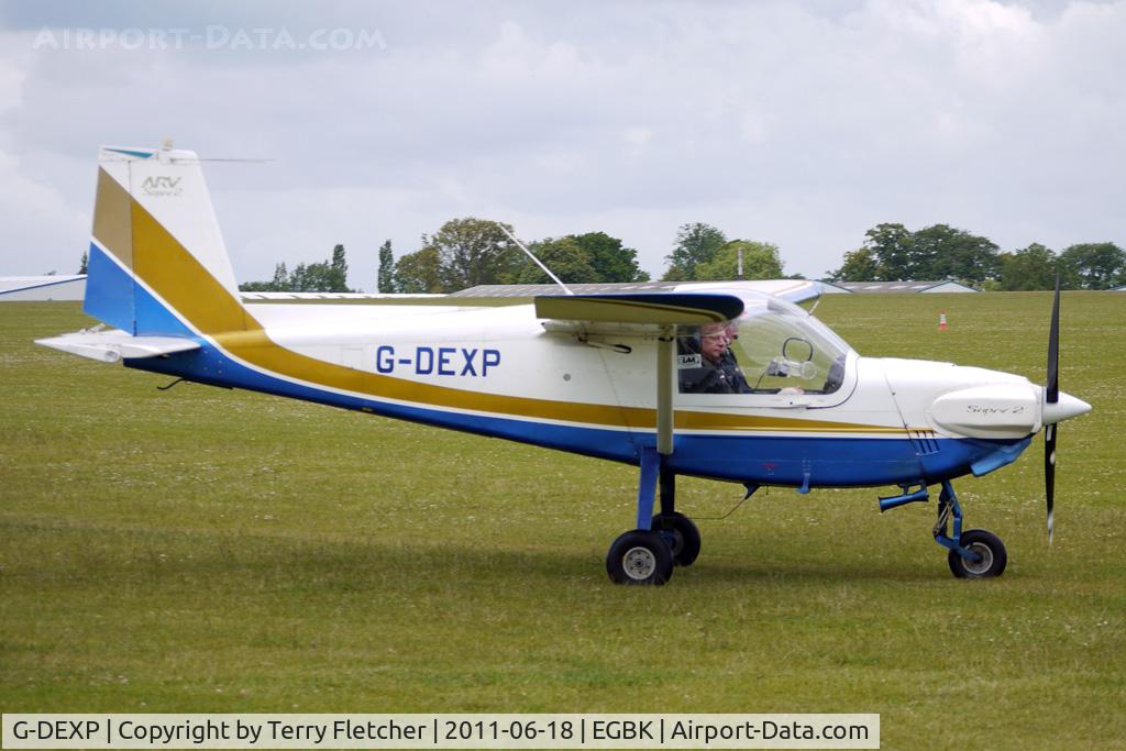 G-DEXP, 1986 ARV ARV1 Super 2 C/N PFA 152-11154, 1986 Arv Aviation Ltd ARV1, c/n: PFA 152-11154 at Sywell