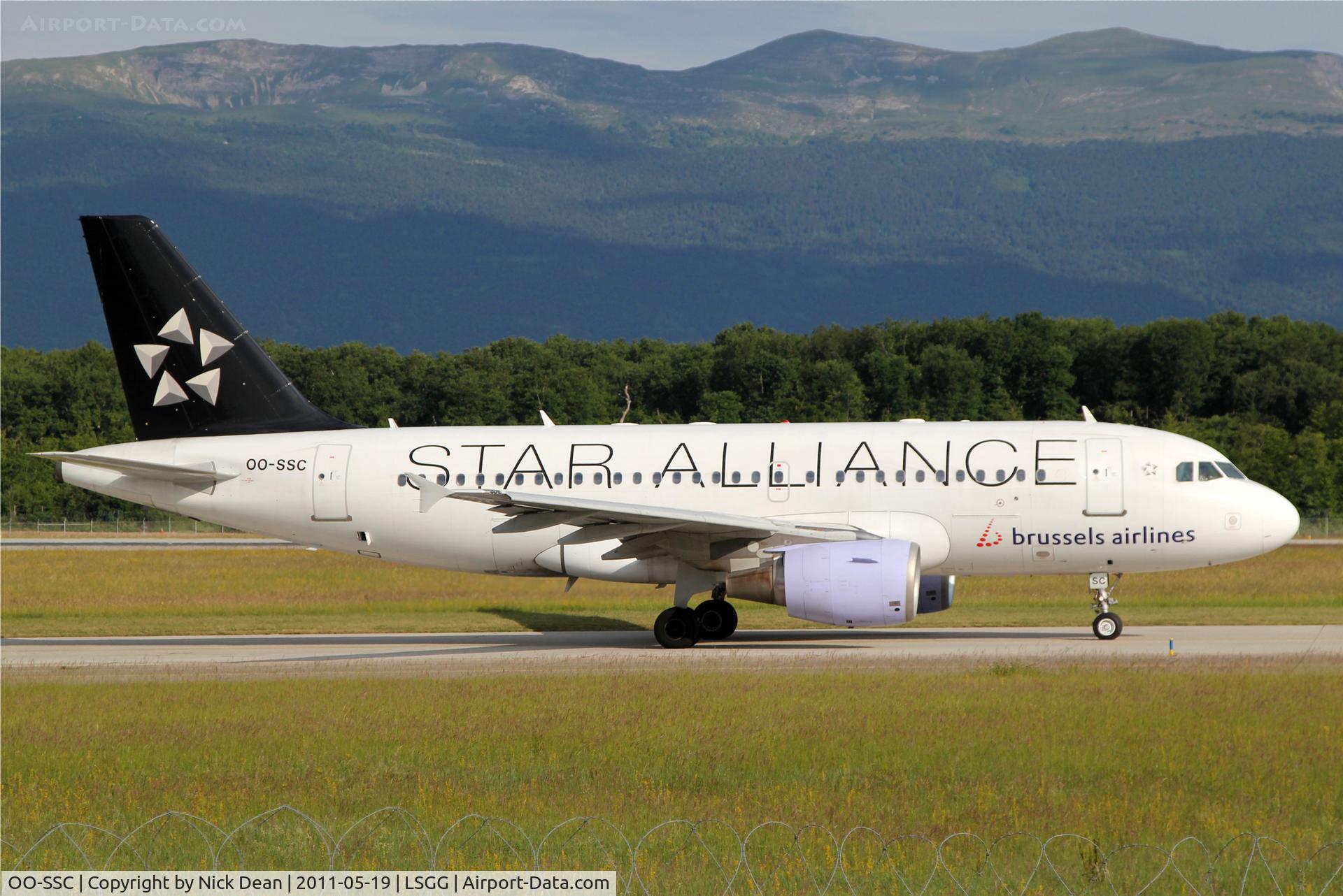 OO-SSC, 1999 Airbus A319-112 C/N 1086, LSGG/GVA