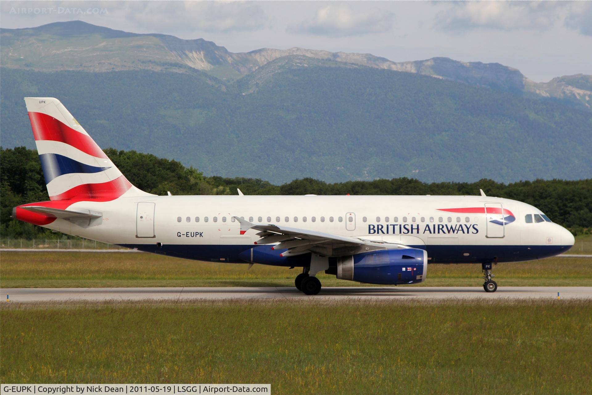 G-EUPK, 2000 Airbus A319-131 C/N 1236, LSGG/GVA