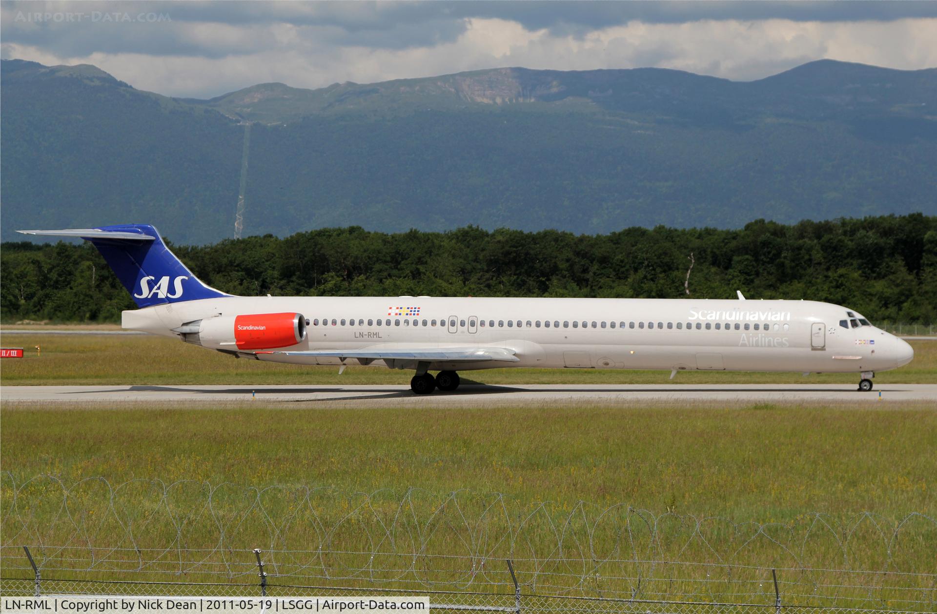 LN-RML, 1991 McDonnell Douglas MD-82 (DC-9-82) C/N 53002, LSGG/GVA