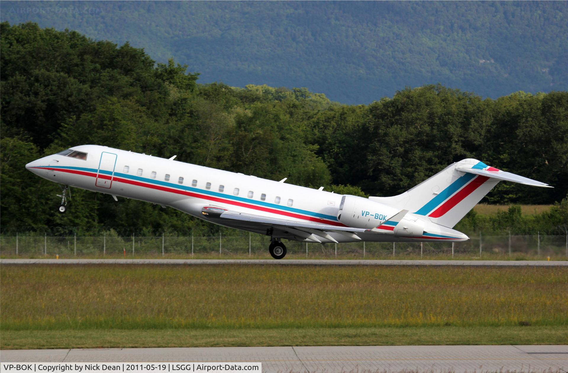 VP-BOK, 2001 Bombardier BD-700-1A10 Global Express C/N 9101, LSGG/GVA