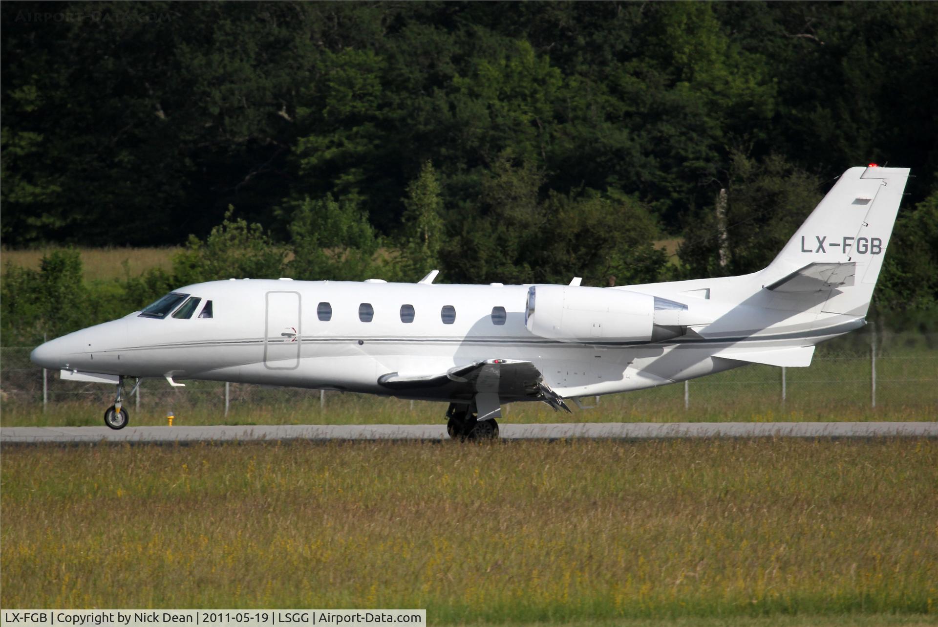 LX-FGB, 2009 Cessna 560 Citation XLS+ C/N 560-6026, LSGG/GVA