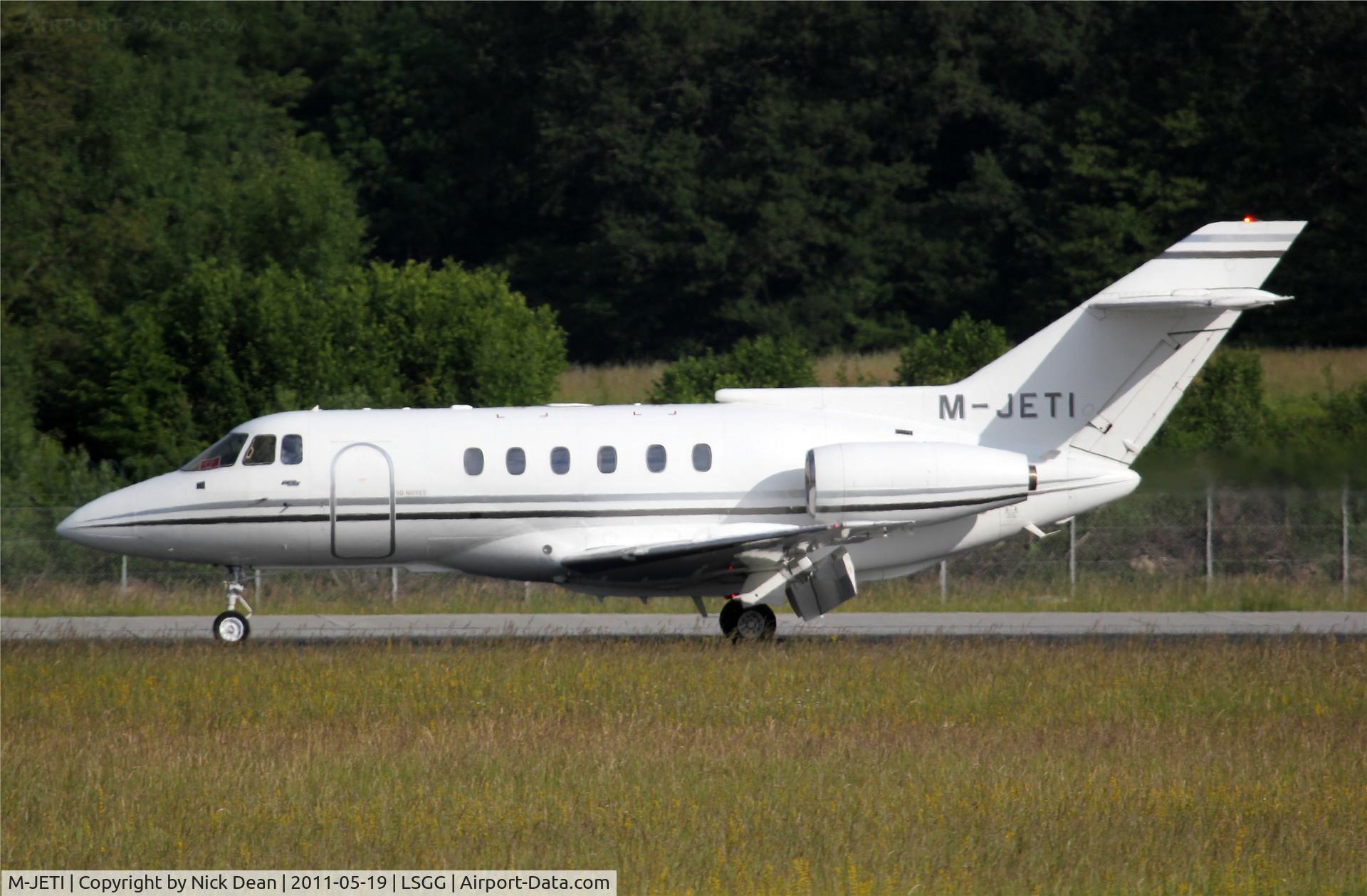 M-JETI, 1986 British Aerospace BAe.125-800B C/N 258056, LSGG/GVA