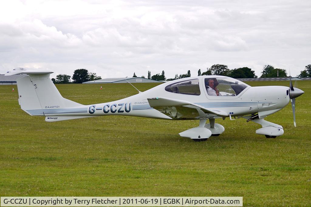 G-CCZU, 2004 Diamond DA-40D Diamond Star C/N D4.125, 2004 Diamond DA40D, c/n: D4.125 at Sywell