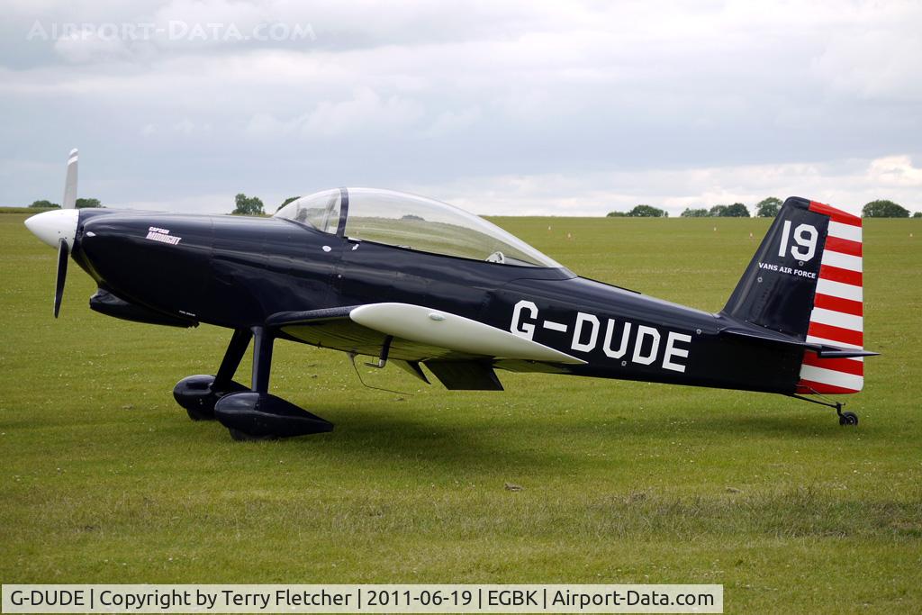 G-DUDE, 2004 Vans RV-8 C/N PFA 303-13246, 2004 Hodgkins Wm VANS RV-8, c/n: PFA 303-13246 at Sywell