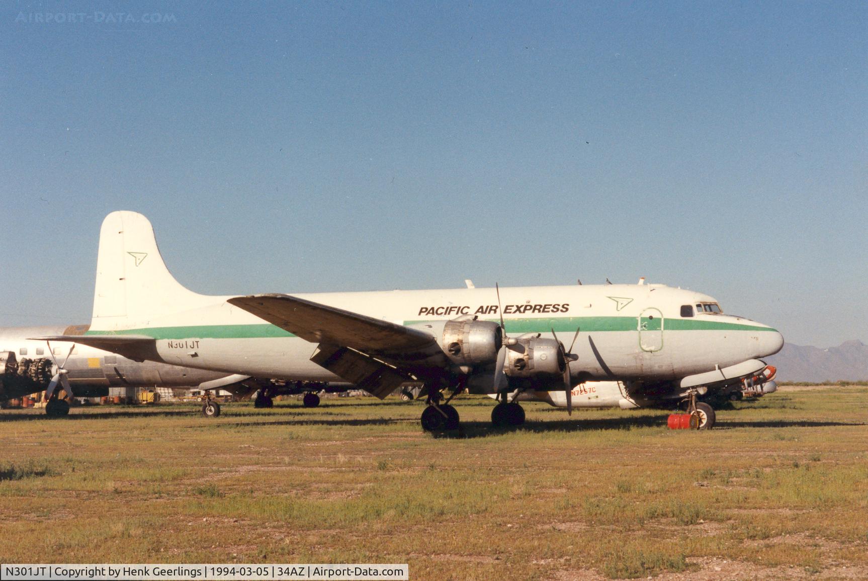 N301JT, 1944 Douglas C-54B Skymaster C/N 18375, Pacific Air Express
