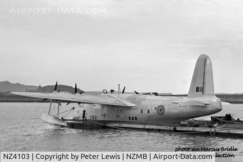 NZ4103, 1944 Short S.25 Sunderland III C/N SB.4667, RNZAF Flying Boat Transport Flight
