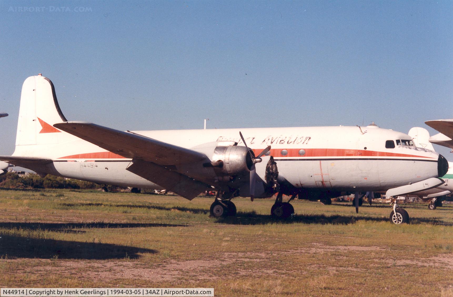 N44914, 1945 Douglas C-54Q-1-DC Skymaster (DC-4A) C/N 10630, , Biegert Aviation