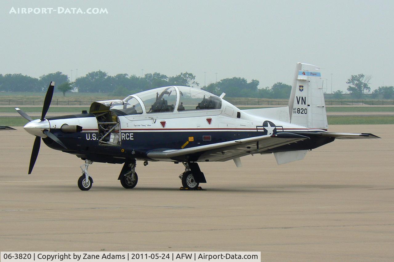 06-3820, 2006 Raytheon T-6A Texan II C/N TT-375, At Alliance Airport - Fort Worth, TX