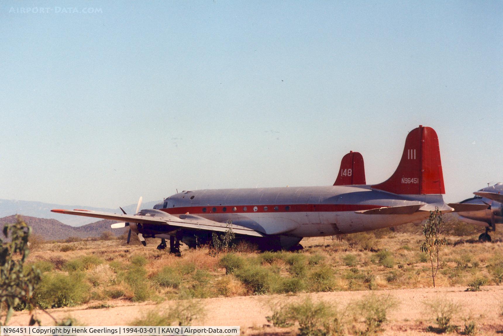 N96451, 1945 Douglas C-54S Skymaster (DC-4) C/N 10592/323, Central Air Service