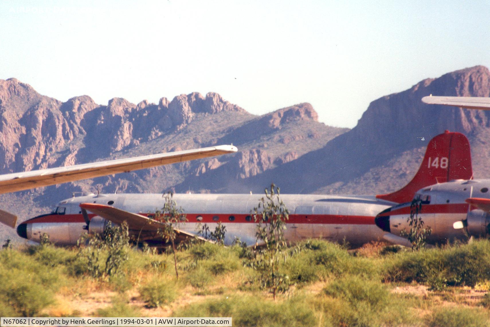 N67062, 1945 Douglas C-54D-5-DC Skymaster (DC-4) C/N 10741, Central Air Service nr 148