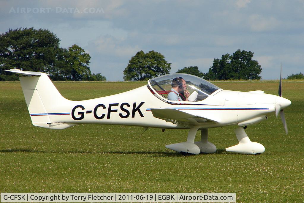 G-CFSK, 2009 Dyn'Aero MCR-01 C/N PFA 301-14704, 2009 Collins S MCR-01, c/n: PFA 301-14704 at Sywell