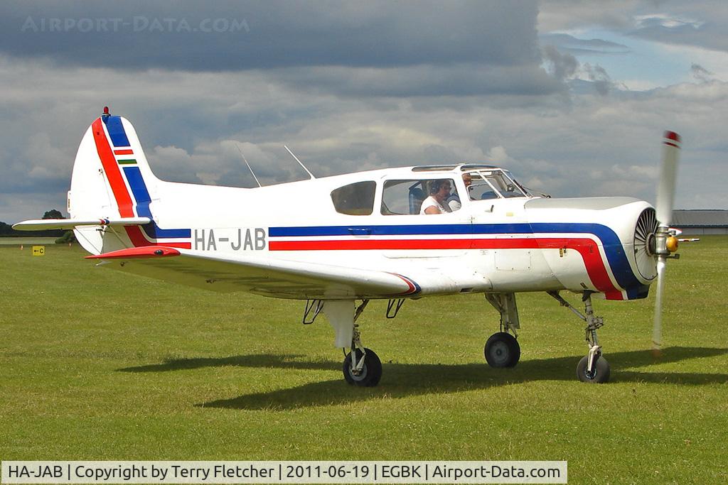 HA-JAB, 1978 Yakovlev Yak-18T C/N 2220202-3842, 1978 YAKOVLEV Yak-18T, c/n: 2220202-3842 at Sywell