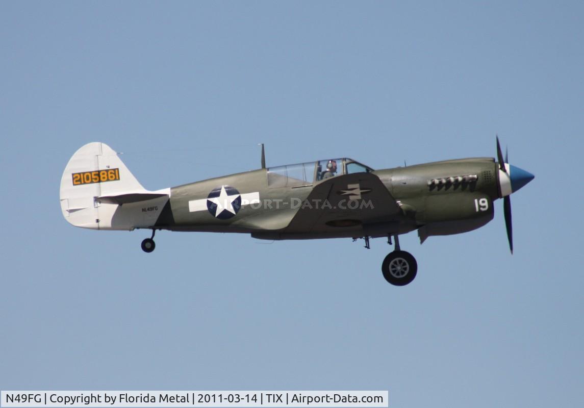 N49FG, 1943 Curtiss P-40N Warhawk C/N 29623, P-40N