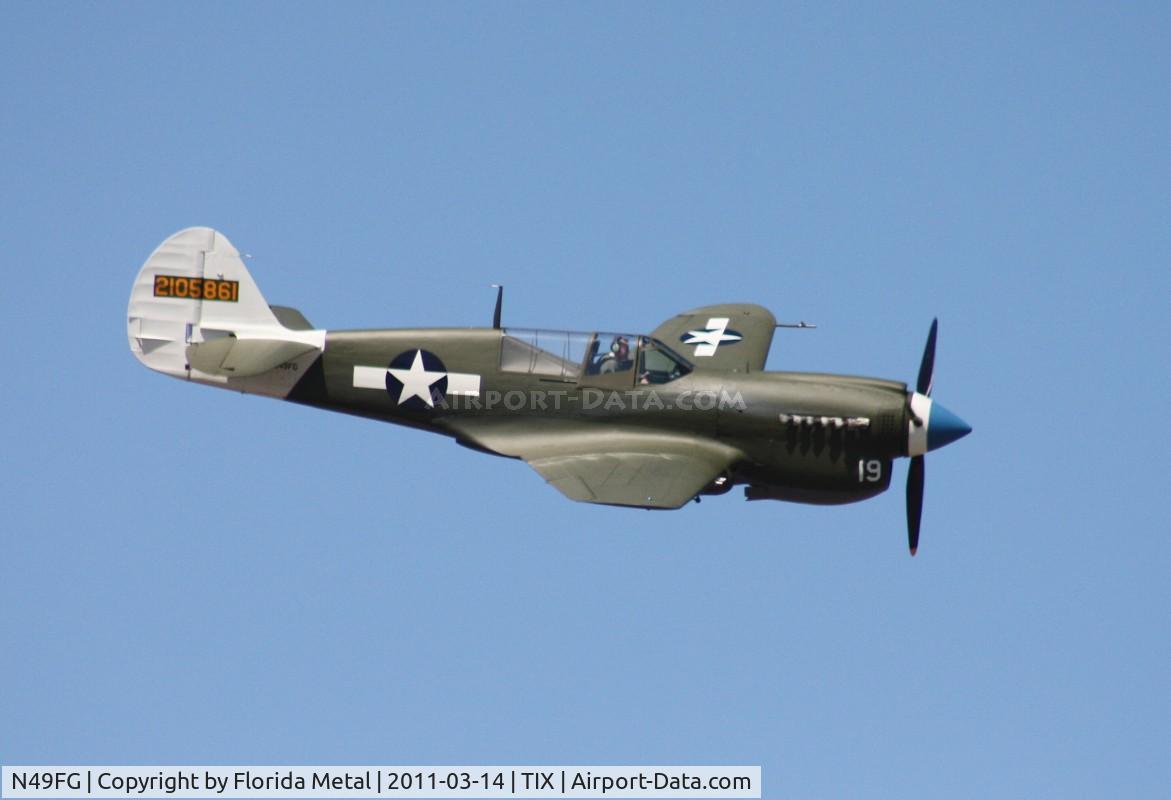 N49FG, 1943 Curtiss P-40N Warhawk C/N 29623, P-40N