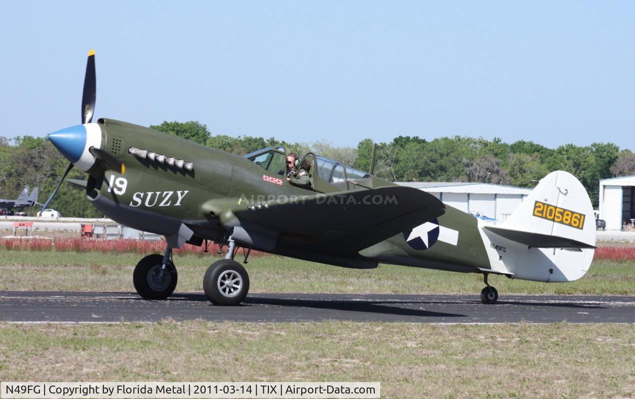 N49FG, 1943 Curtiss P-40N Warhawk C/N 29623, P-40N