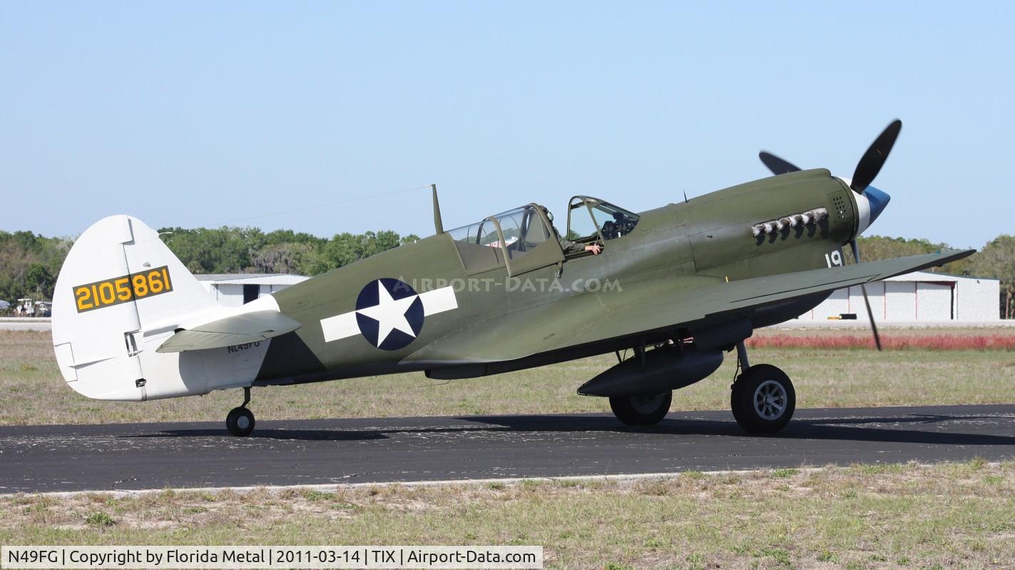 N49FG, 1943 Curtiss P-40N Warhawk C/N 29623, P-40N