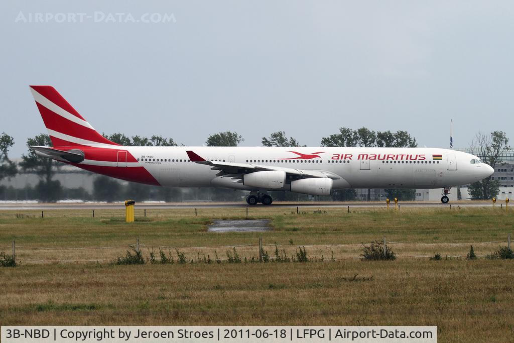 3B-NBD, 1997 Airbus A340-313 C/N 194, Paris visitor