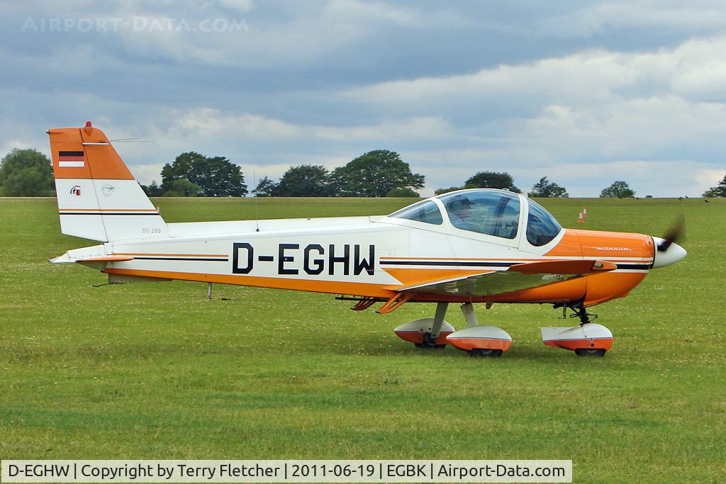 D-EGHW, 1984 Bolkow Bo-209 Monsun 150FV C/N 170, 1984 Bölkow Bo 209 Monsun 150FV, c/n: 170 at Sywell
