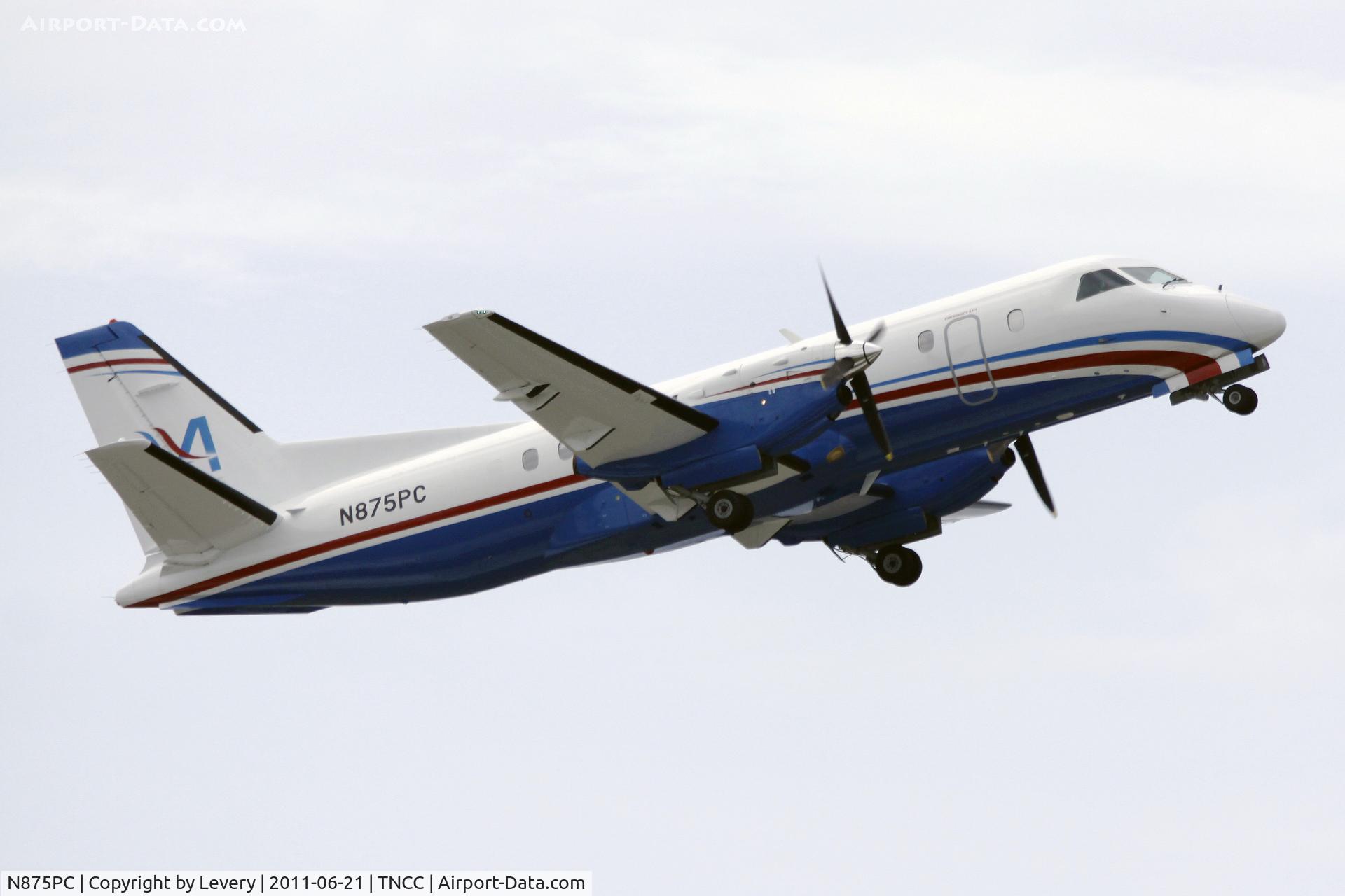 N875PC, 1994 Saab 340B C/N 340B-360, Take Off from RWY 11!!