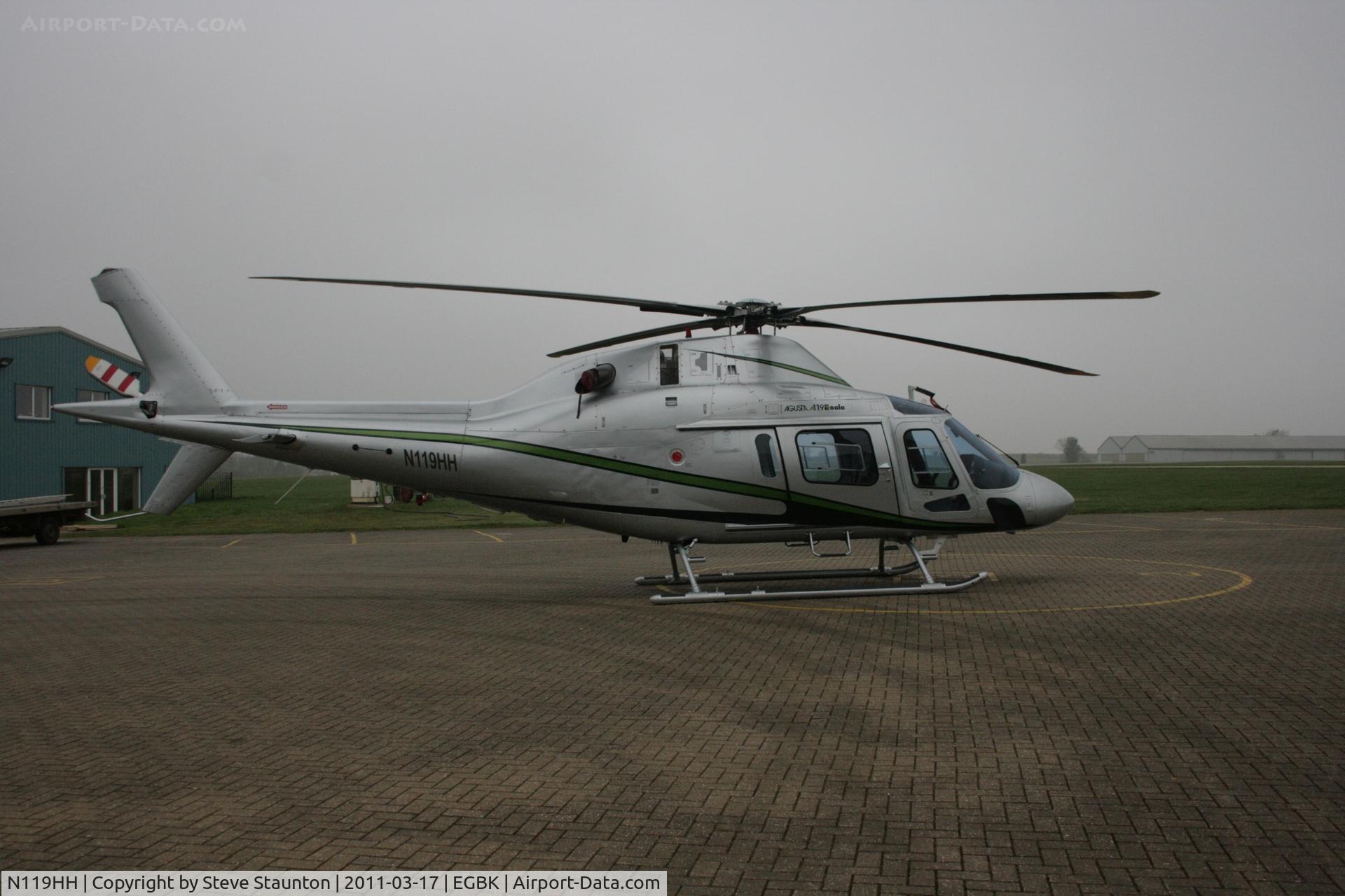 N119HH, 2000 Agusta A-119 C/N 14008, Taken at Sywell Airfield March 2011