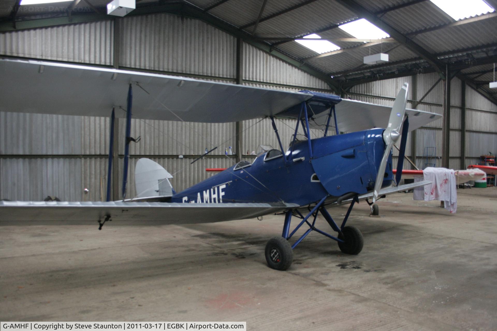 G-AMHF, 1940 De Havilland DH-82A Tiger Moth II C/N 83026, Taken at Sywell Airfield March 2011