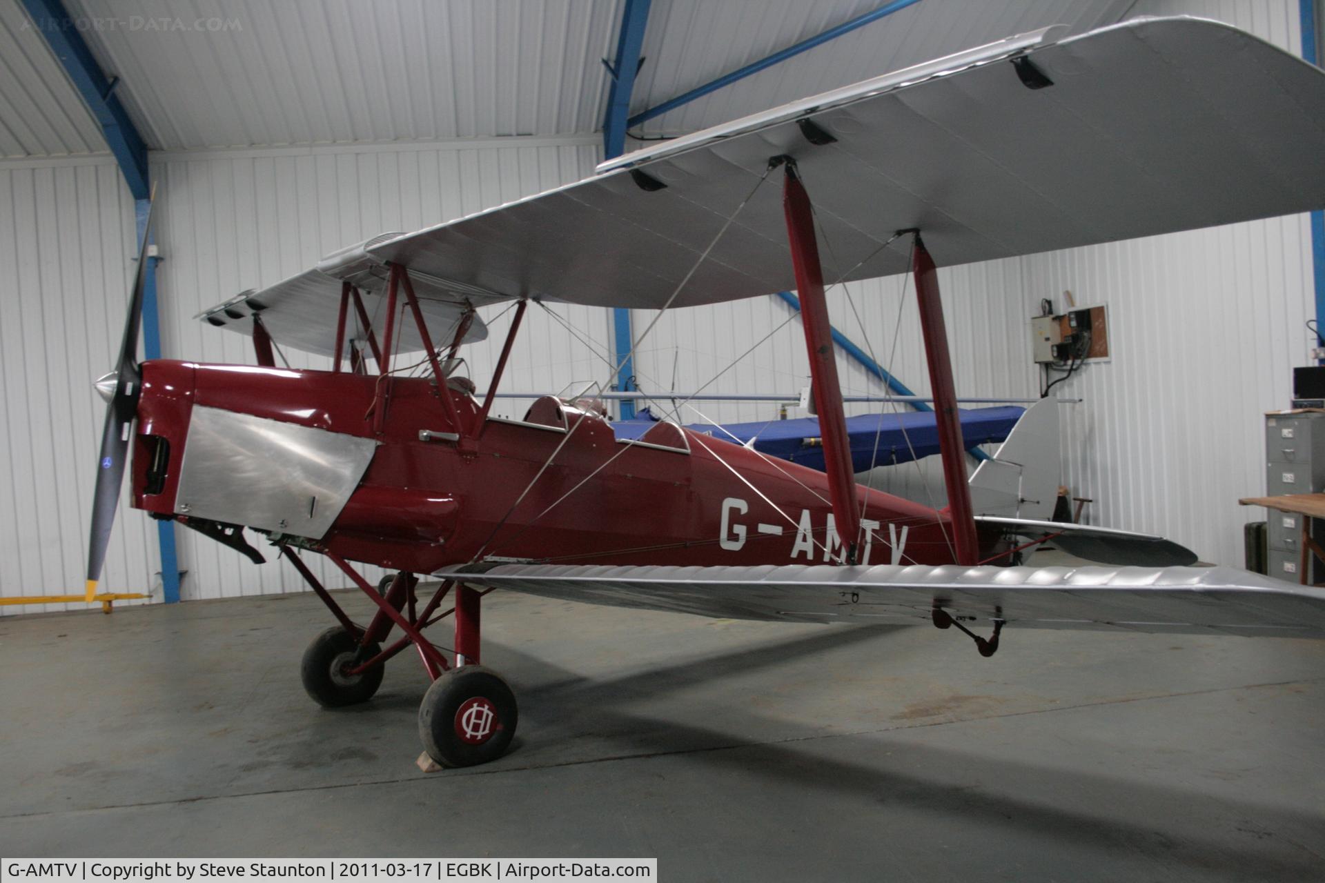 G-AMTV, 1935 De Havilland DH-82A Tiger Moth II C/N 3858, Taken at Sywell Airfield March 2011
