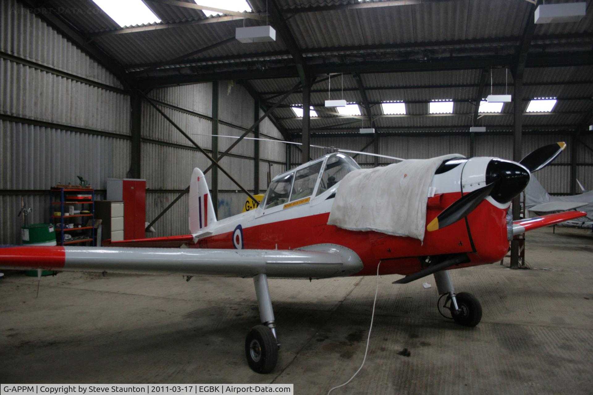 G-APPM, 1950 De Havilland DHC-1 Chipmunk 22 C/N C1/0159, Taken at Sywell Airfield March 2011