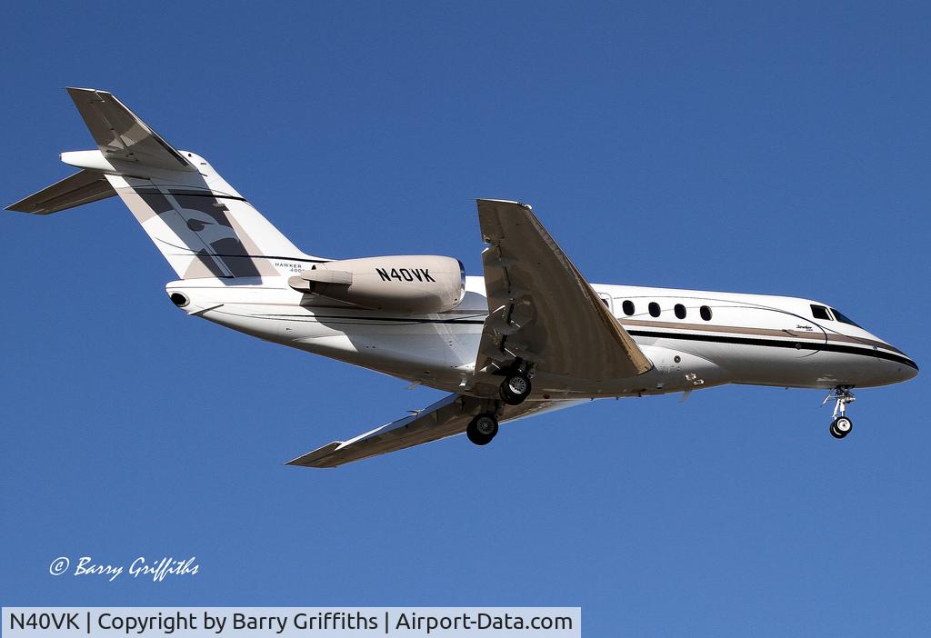 N40VK, 2010 Hawker Beechcraft 4000 C/N RC-40, HAWKER 4000