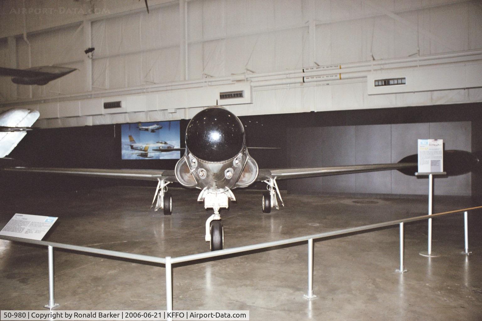50-980, 1950 Lockheed F-94C-1-LO Starfire C/N 880-8025, 50-0980 painted as 50-1054, National Museum of the Air Force