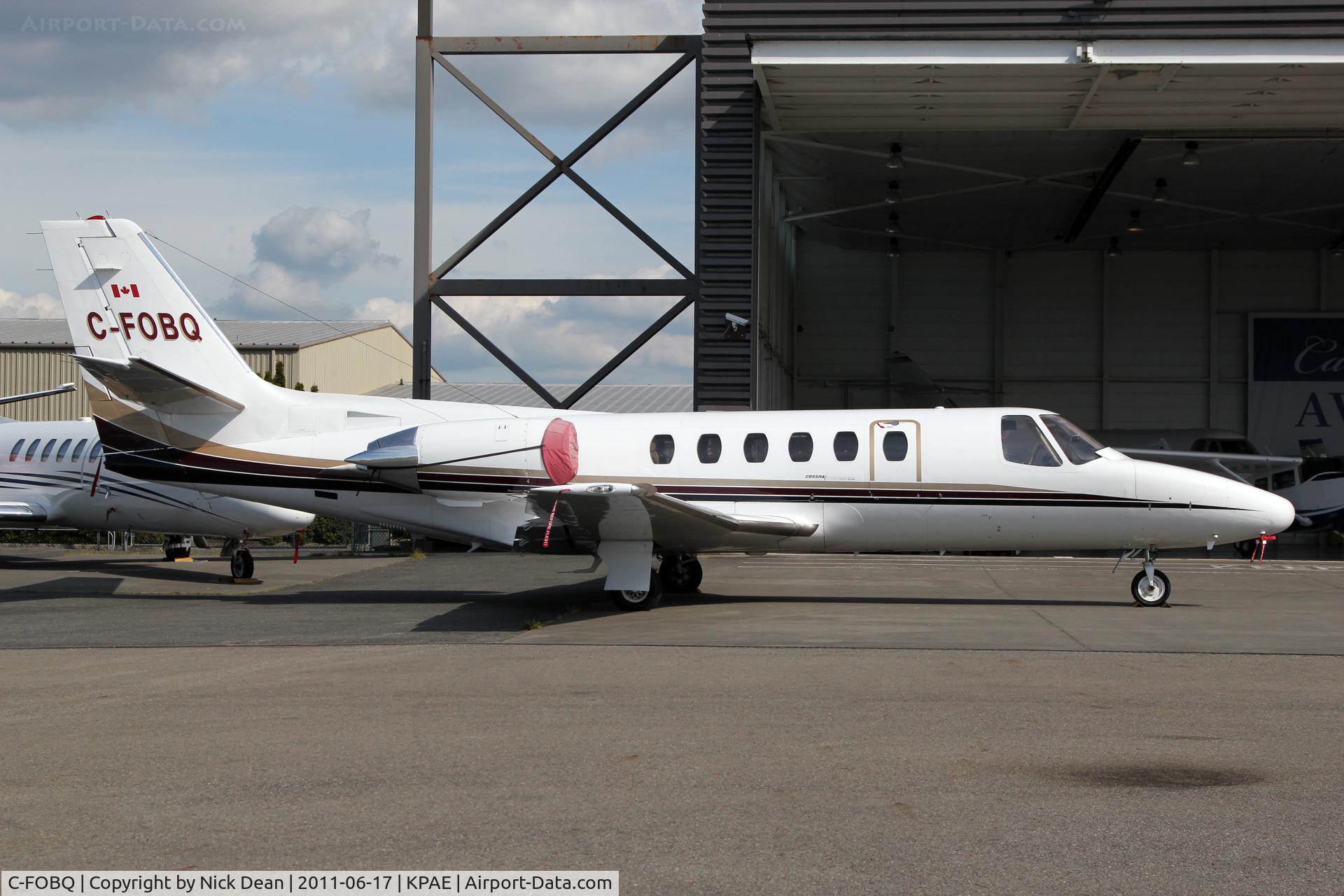 C-FOBQ, 1985 Cessna S550 Citation IIS C/N S550-0036, KPAE/PAE