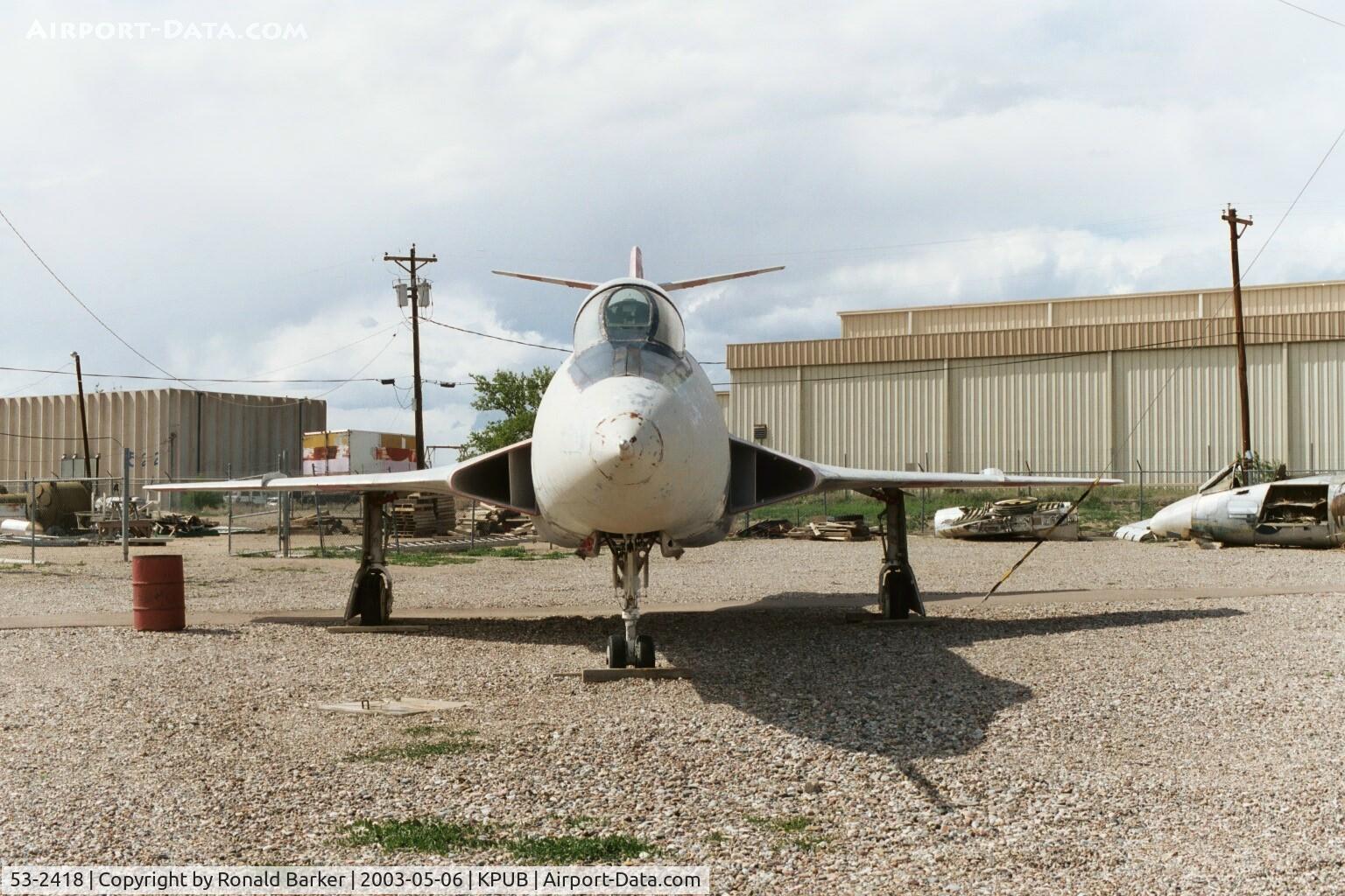 53-2418, 1953 McDonnell F-101A-1-MC Voodoo C/N 1, Pueblo Weisbrod Aircraft Museum