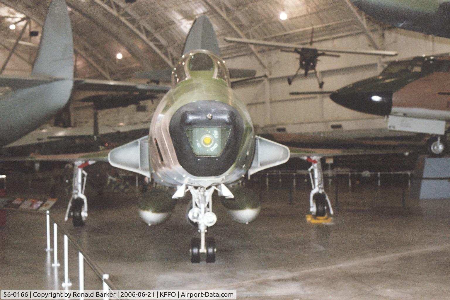 56-0166, 1956 McDonnell RF-101C Voodoo C/N 127, National Museum of the Air Force