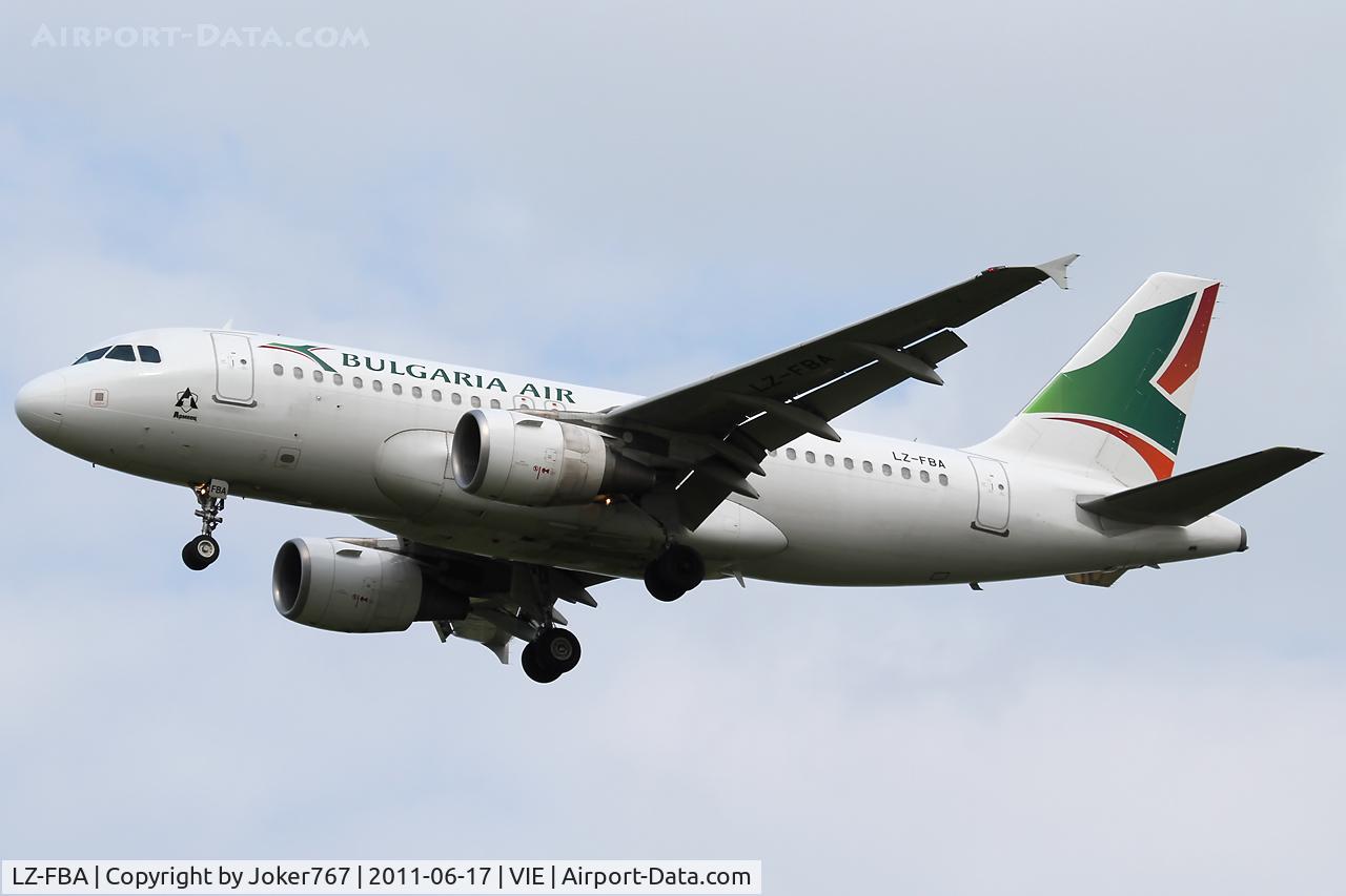 LZ-FBA, 2008 Airbus A319-112 C/N 3564, Bulgaria Air