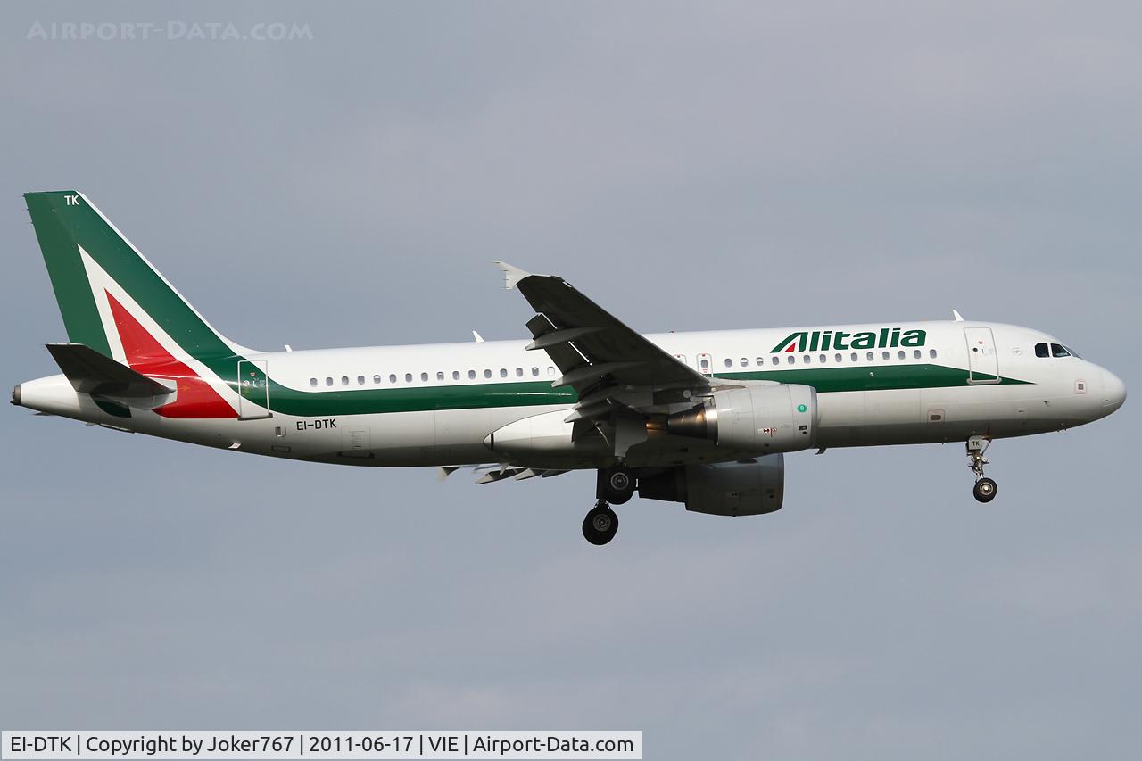 EI-DTK, 2009 Airbus A320-216 C/N 4075, Alitalia