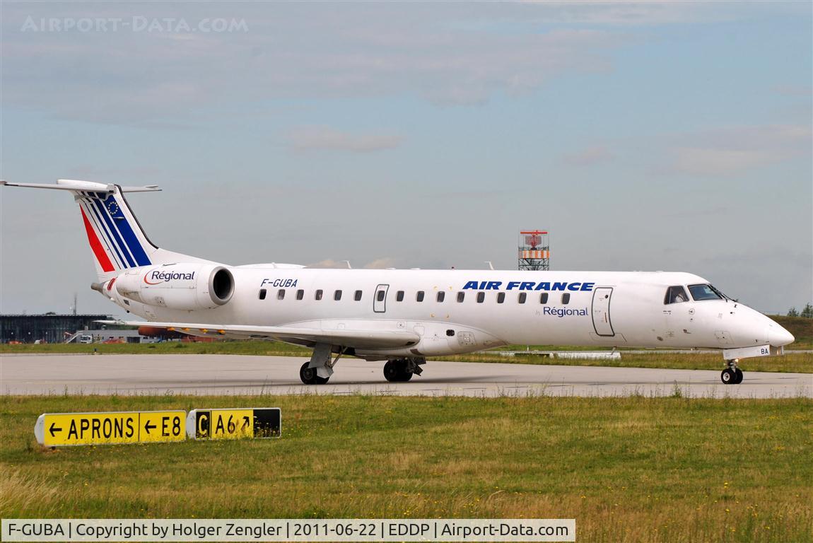 F-GUBA, 2001 Embraer EMB-145MP (ERJ-145MP) C/N 145398, 90 minutes later that plane will be down at Paris Airport Roissy-CDG