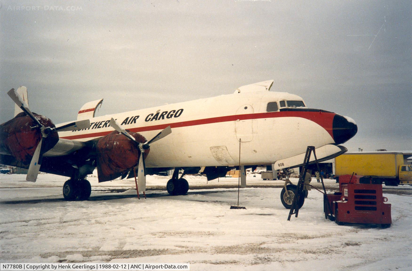 N7780B, 1957 Douglas DC-6A C/N 45372, Northern Air Cargo - Anchorage