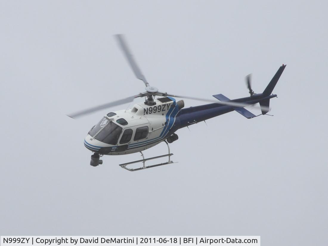 N999ZY, Eurocopter AS-350B-2 Ecureuil Ecureuil C/N 3538, Approach to BFI, Seattle WA