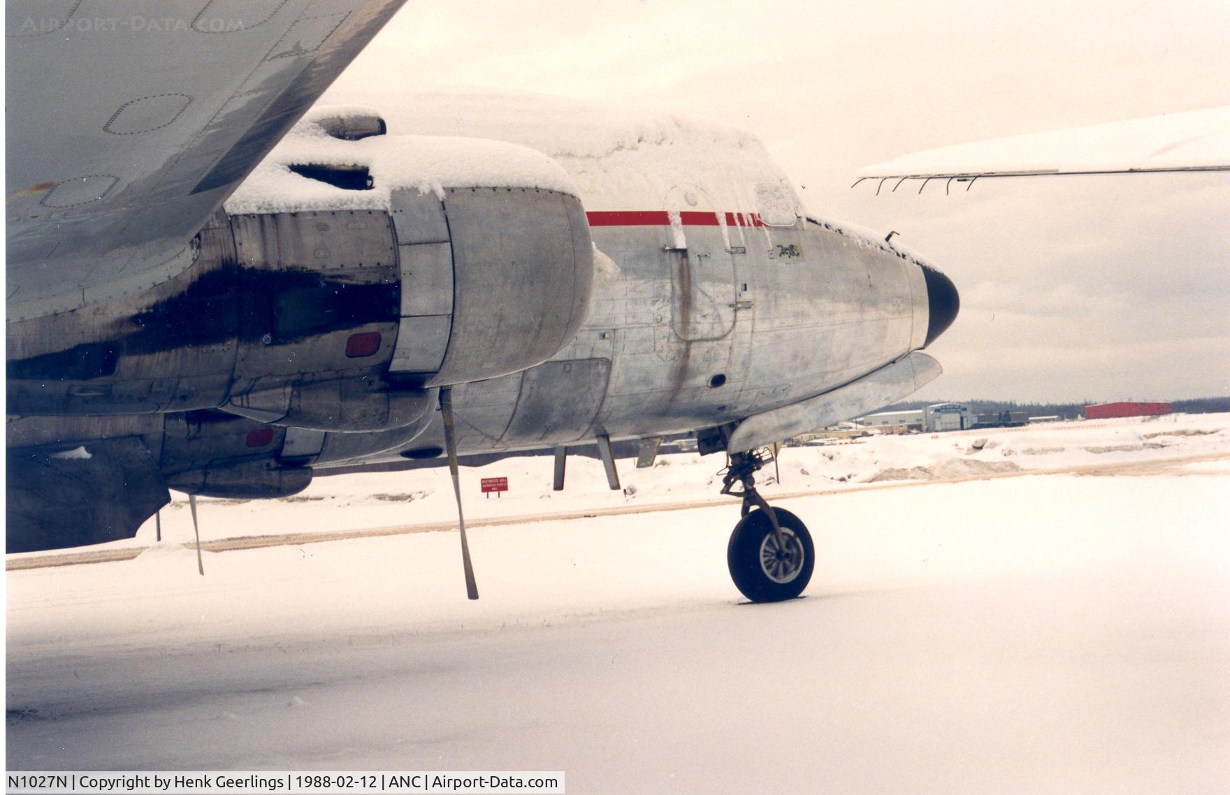 N1027N, 1952 Douglas VC-118A Liftmaster (DC-6A) C/N 43580, Northern Air Cargo