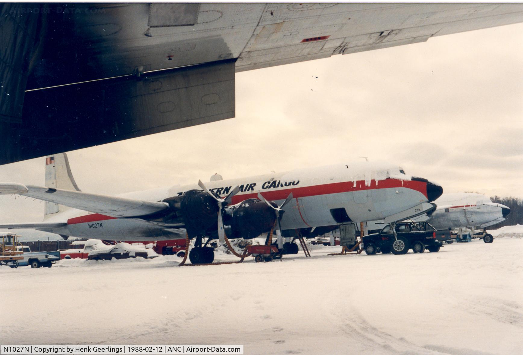 N1027N, 1952 Douglas VC-118A Liftmaster (DC-6A) C/N 43580, Northern Air Cargo