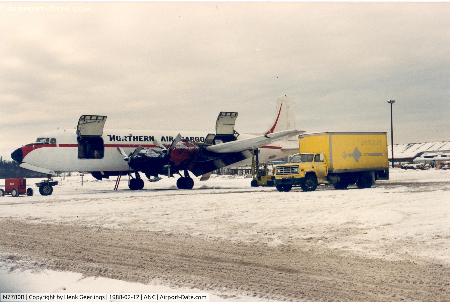 N7780B, 1957 Douglas DC-6A C/N 45372, Northern Air Cargo